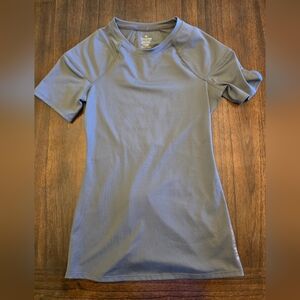 Tommie Copper Shirt Womens Small Shoulder Centric Support Gray Short Sleeve S